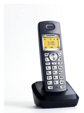 Grundig D1140S DECT telephone handset Caller ID Black – image 2