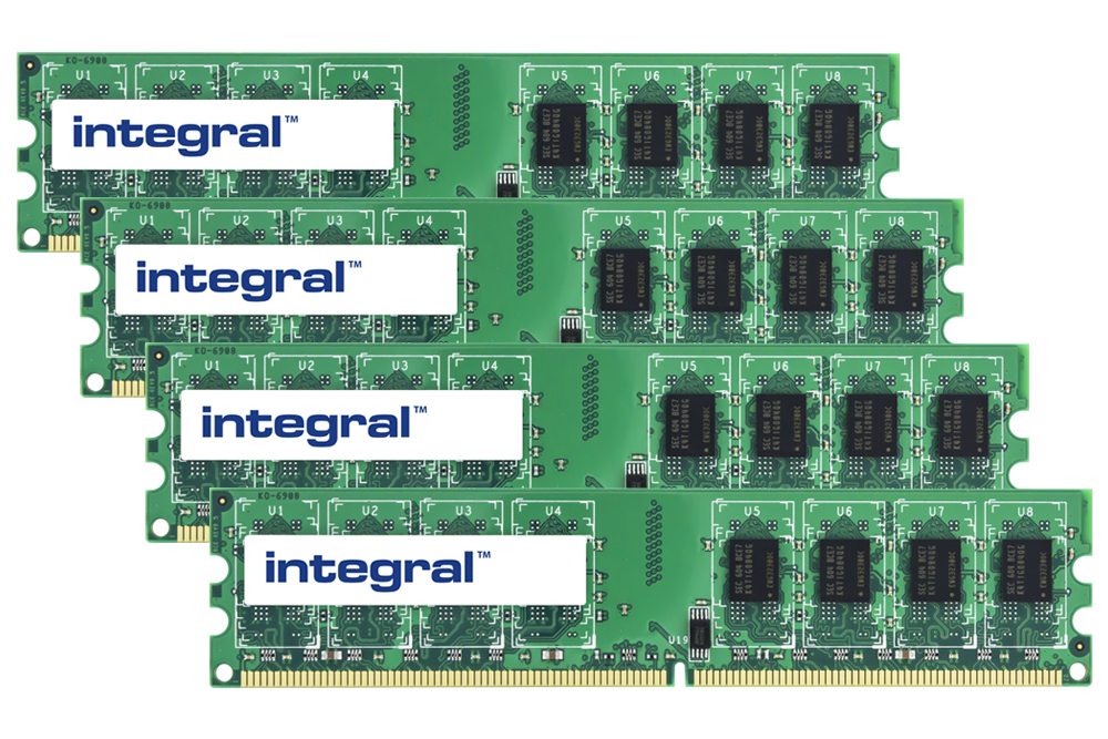 Integral 4GB (4X1GB) PC RAM MODULE KIT DDR2 533MHz DIMM