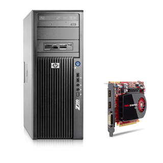 HP Z200 MT + ATI FirePro V4800 – image 1