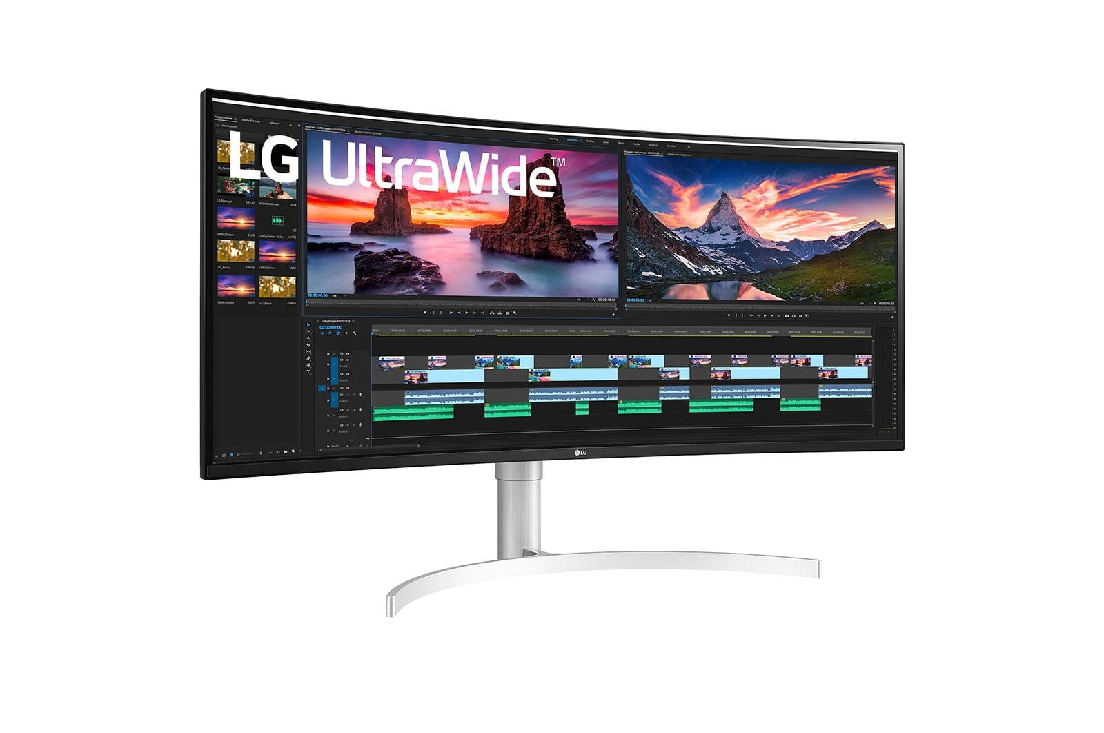 LG 38WN95CP-W computer monitor – image 3