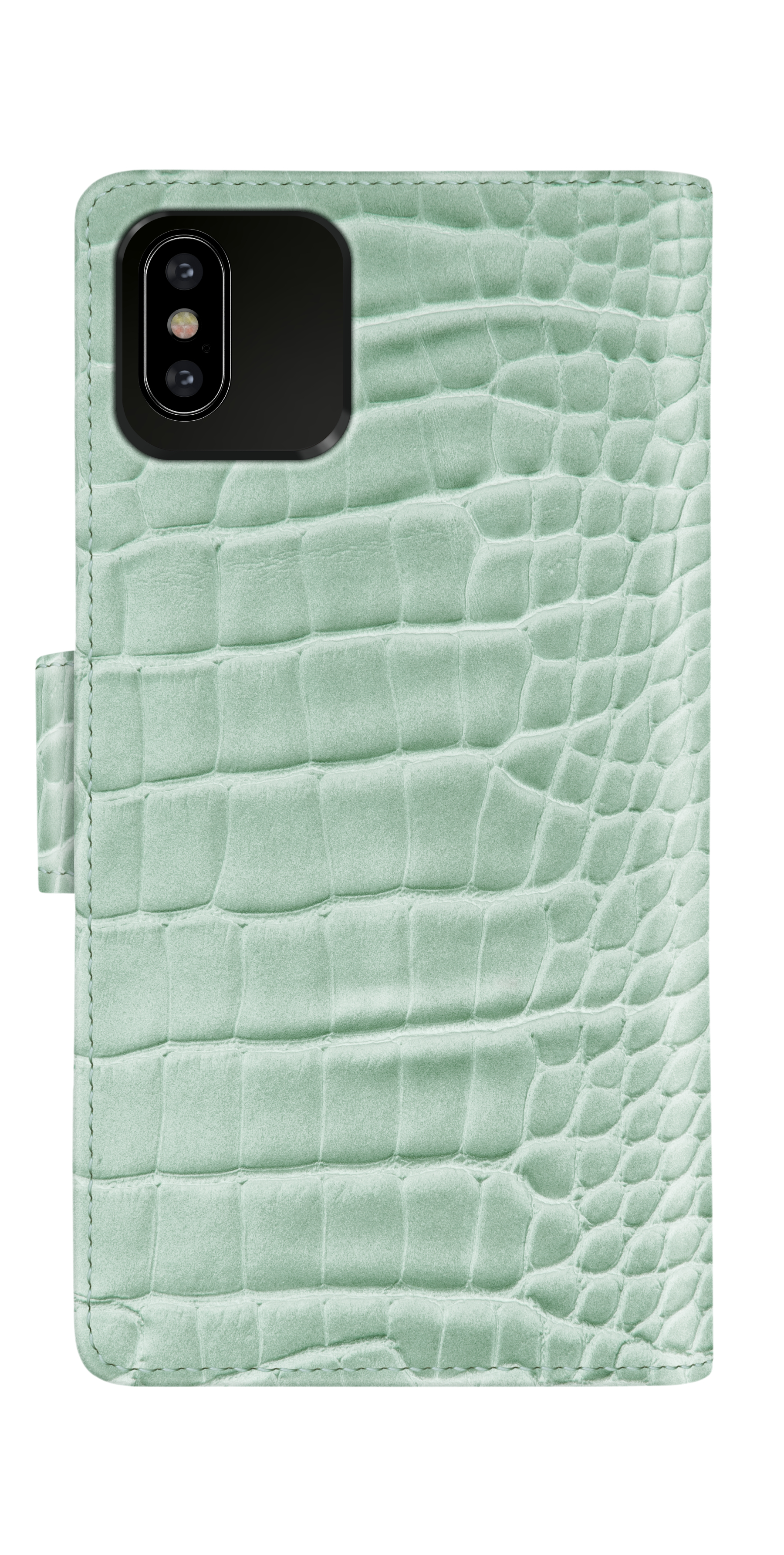 iDeal of Sweden Cora Phone Wallet iPhone 11P/XS/X Mint Croco – image 6