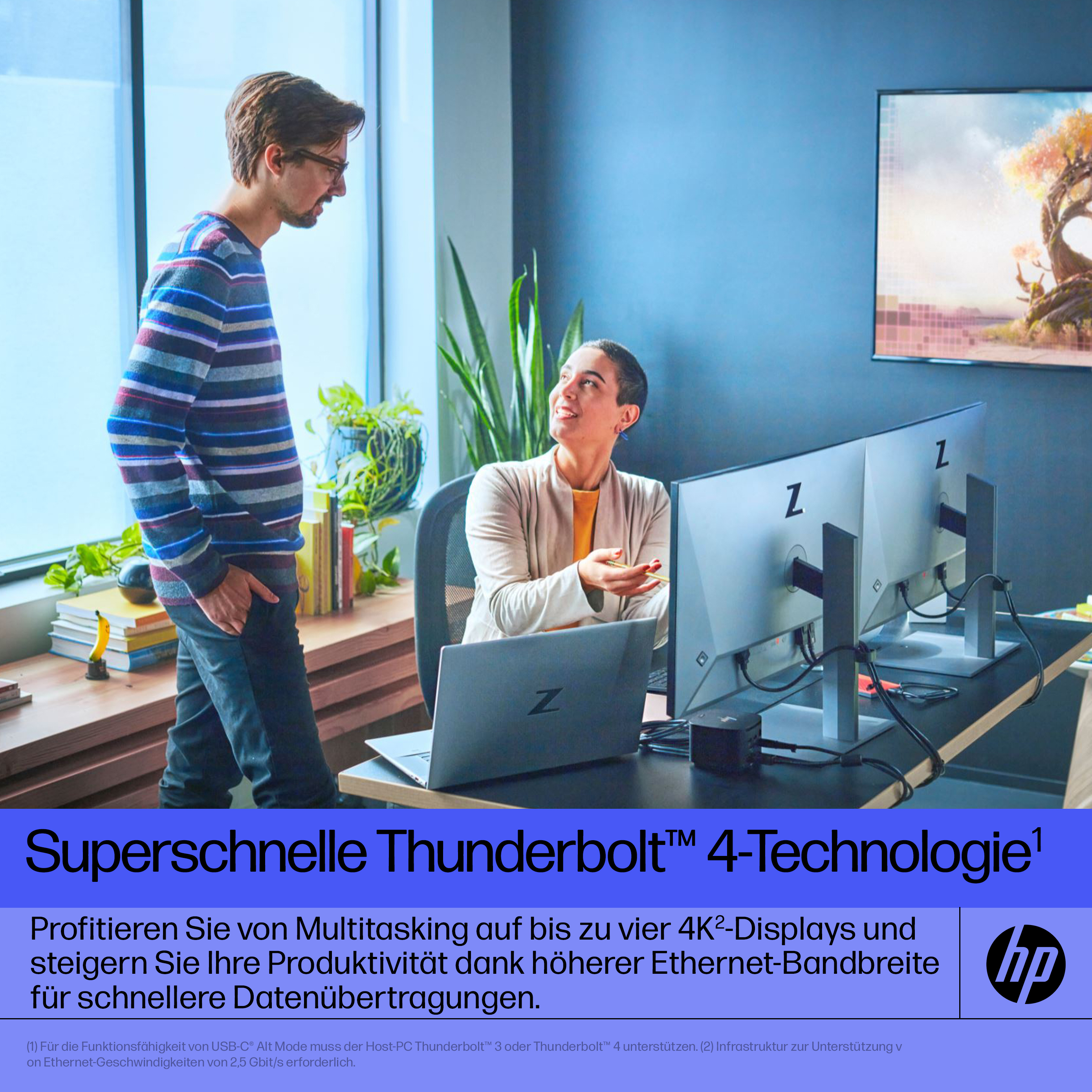 HP Thunderbolt Dock 280W G4 w/Combo Cable. Connectivity technology: Wired, Host interface: Thunderbolt 4. Product colour: 