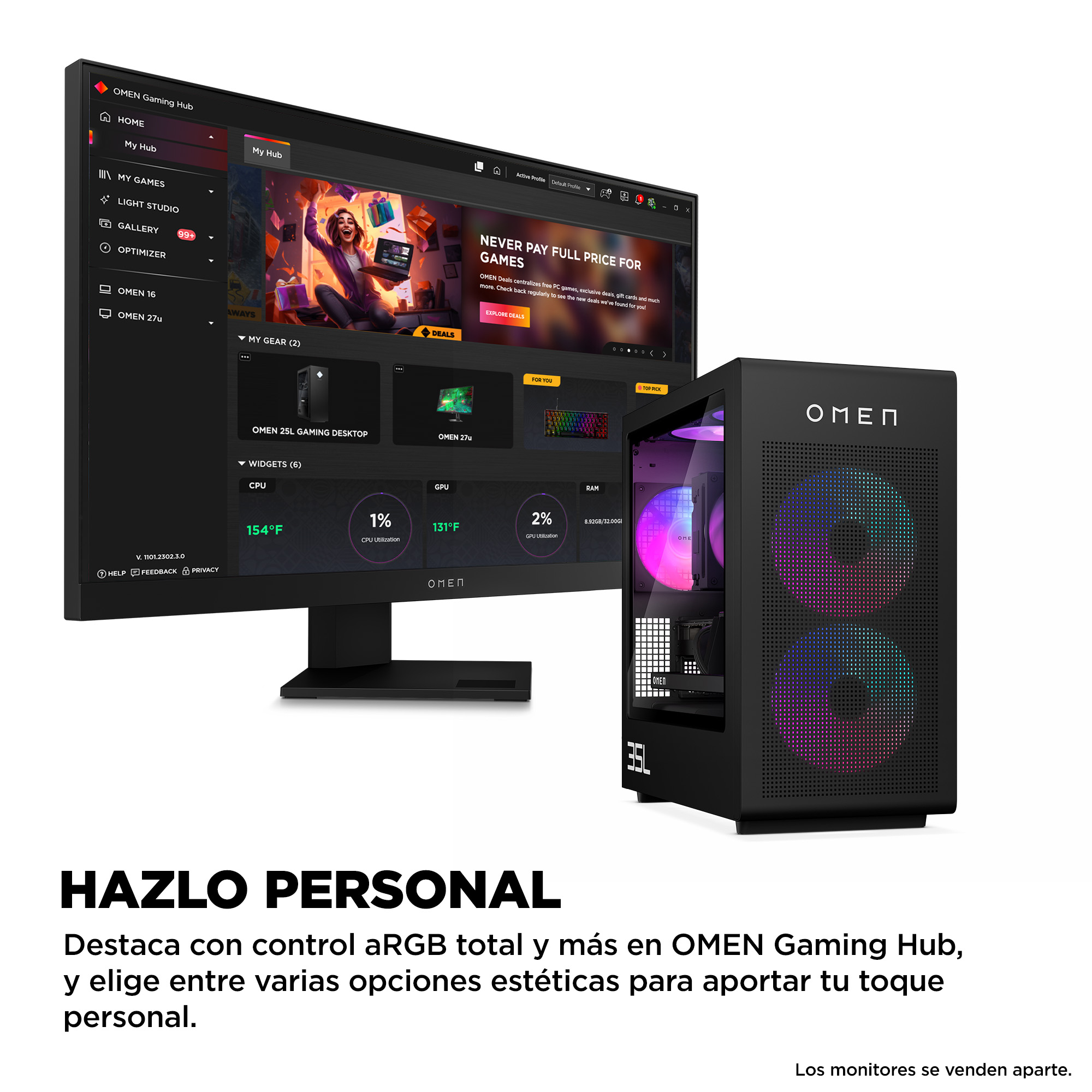 PC gaming OMEN 35L edición Valorant GT16-0124ns - imagen 9