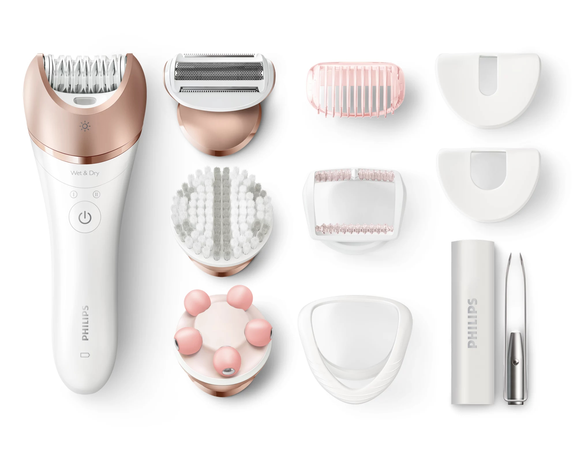 Philips Satinelle Prestige For legs, body and face Wet and Dry epilator