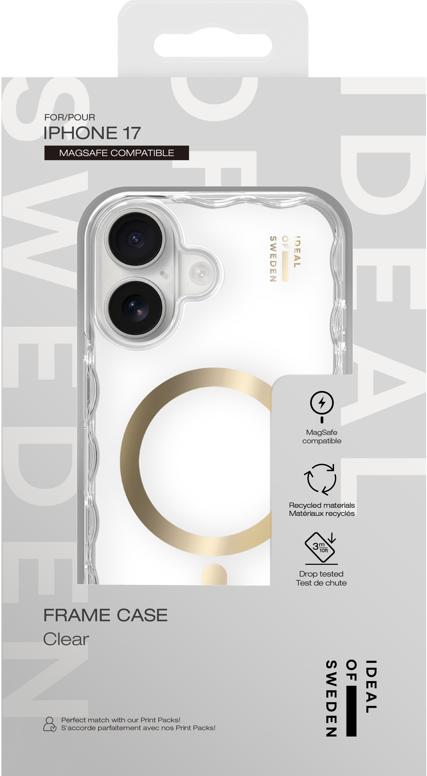 iDeal of Sweden Wavy Case MagSafe iPhone 17 Clear – image 3