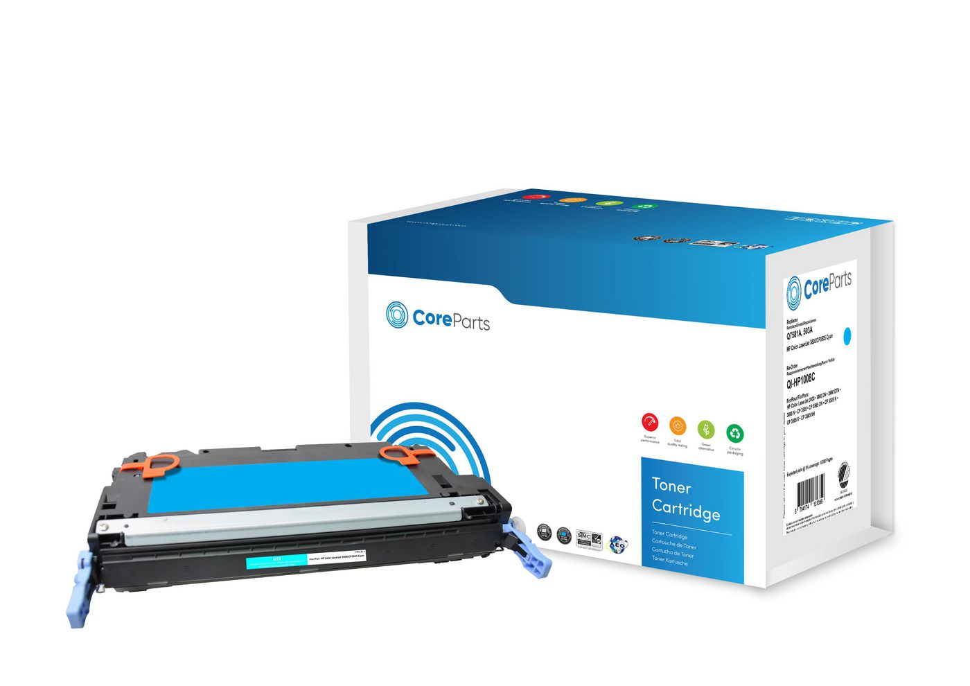 CoreParts Toner Cyan Q7581A
