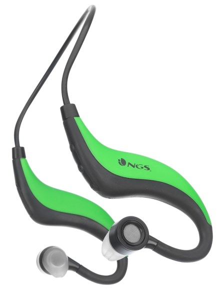 NGS ARTICARUNNERGREEN headphones/headset Wireless In-ear, Neck-band Sports Bluetooth Black, Green – image 3