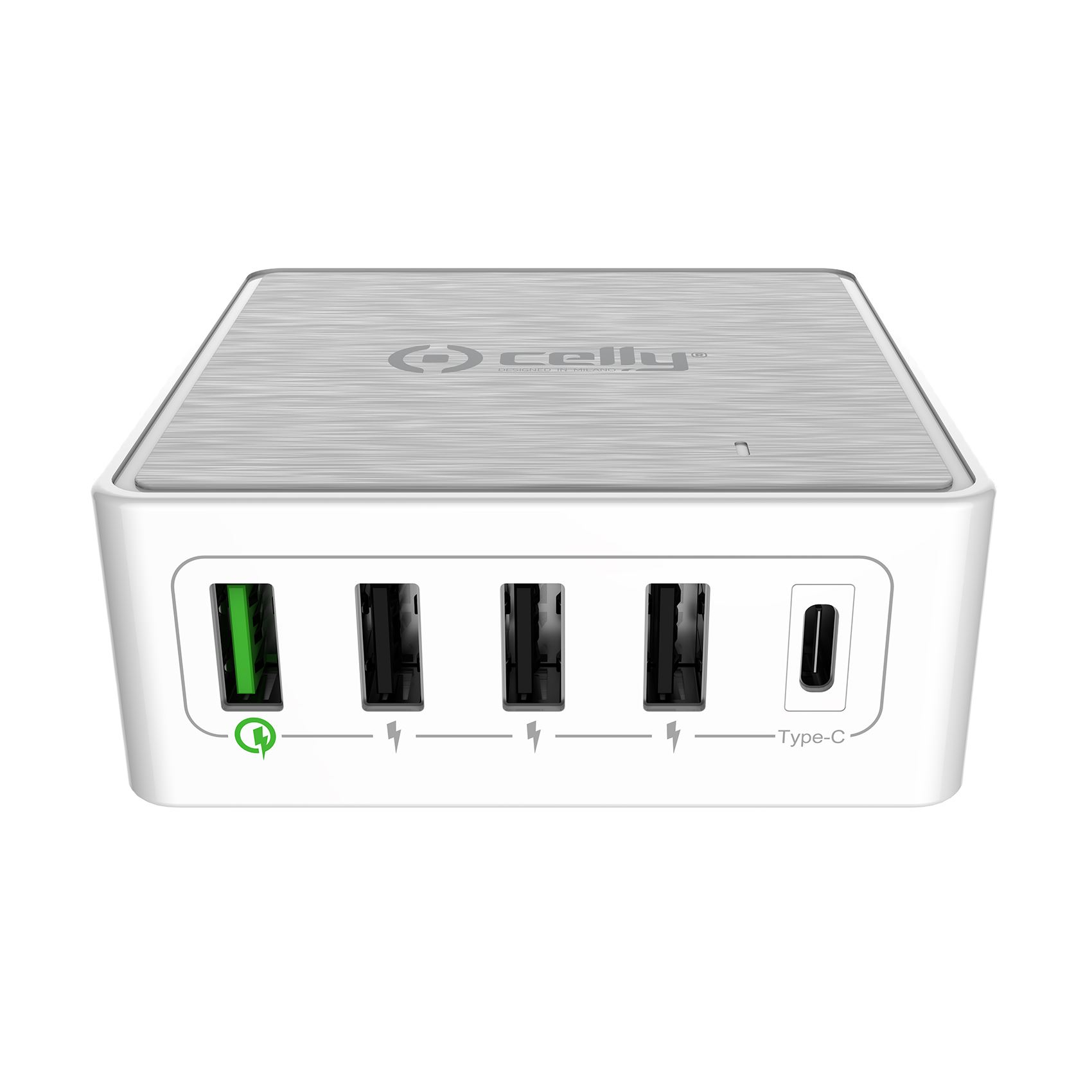 Celly PSUSBC60WWH mobile device charger Universal White AC Fast charging Indoor – image 2