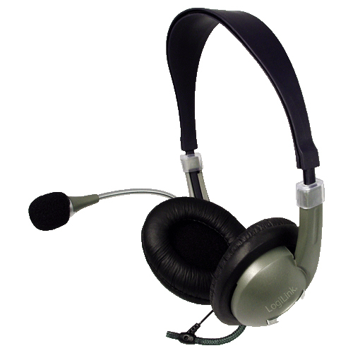 LogiLink HS0016 headphones/headset Wired Head-band – image 1