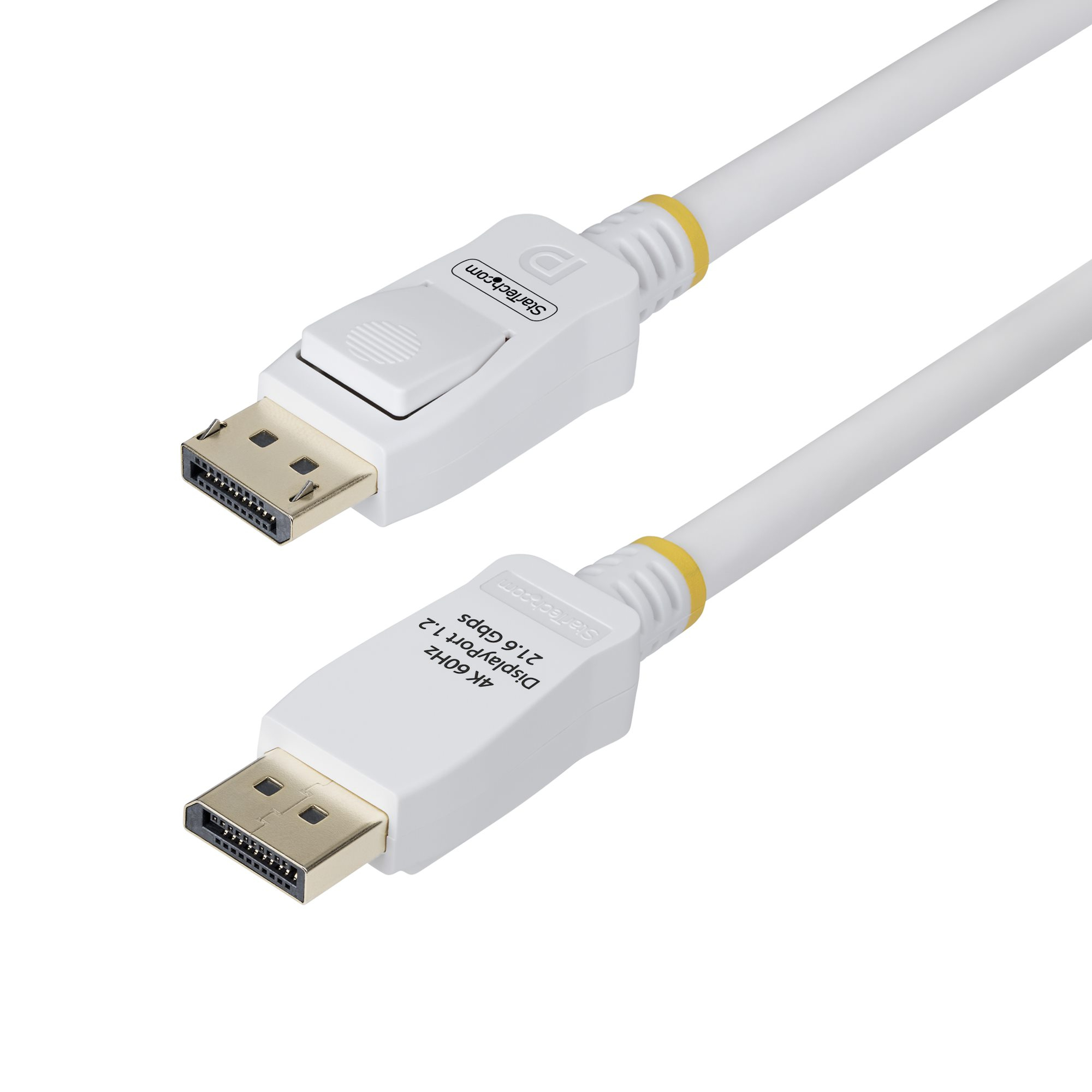 صورة StarTech.com DP12-CABLE-10FTW كابل DisplayPort 1.2 أبيض بطول 3 متر