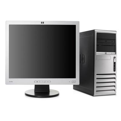 HP Compaq dc7700p Intel Core™2 Duo Processor E6600 and HP L1906 Flat Panel Monitor