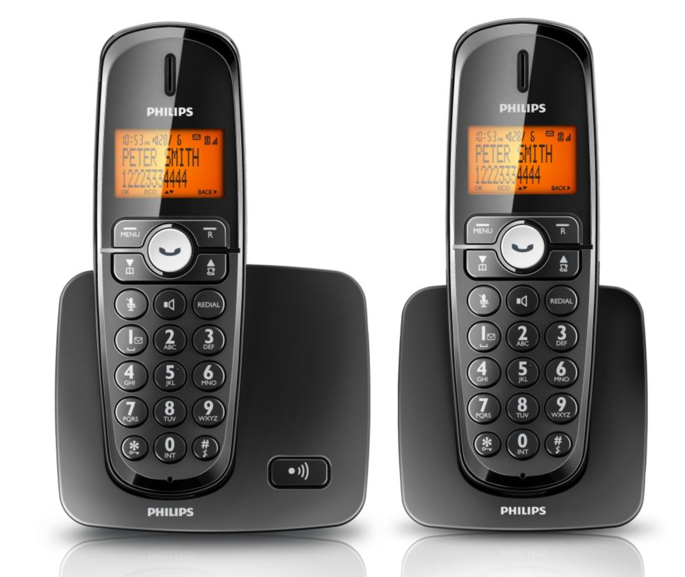 Philips SoClear XL3702B/38 telephone DECT telephone Caller ID Black