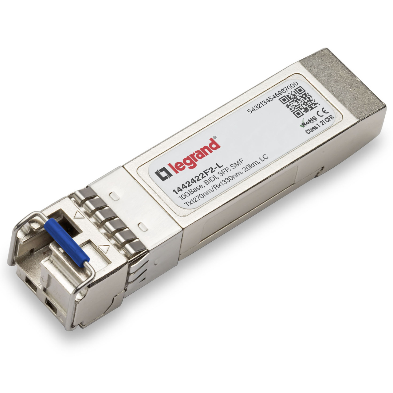 Legrand 1442422F2-L network transceiver module Fiber optic 10000 Mbit/s SFP+