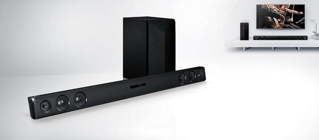 LG LAS453B soundbar speaker Black 2.1 channels – image 4