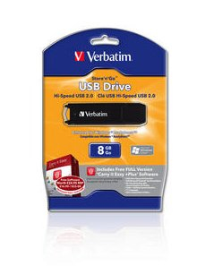 Verbatim Store 'n' Go USB 2.0 Carry It Easy 8GB, Black – image 3