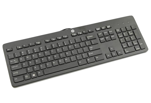 HP 803181-031 tangentbord USB QWERTY Engelska (Storbritannien) Svart