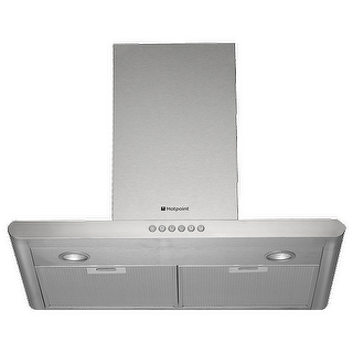 Hotpoint HHC7.7AB cooker hood Wall-mounted Stainless steel 684 m³/h