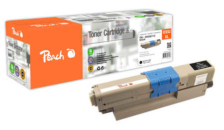 Peach 112101 toner cartridge 1 pc(s) Compatible Black