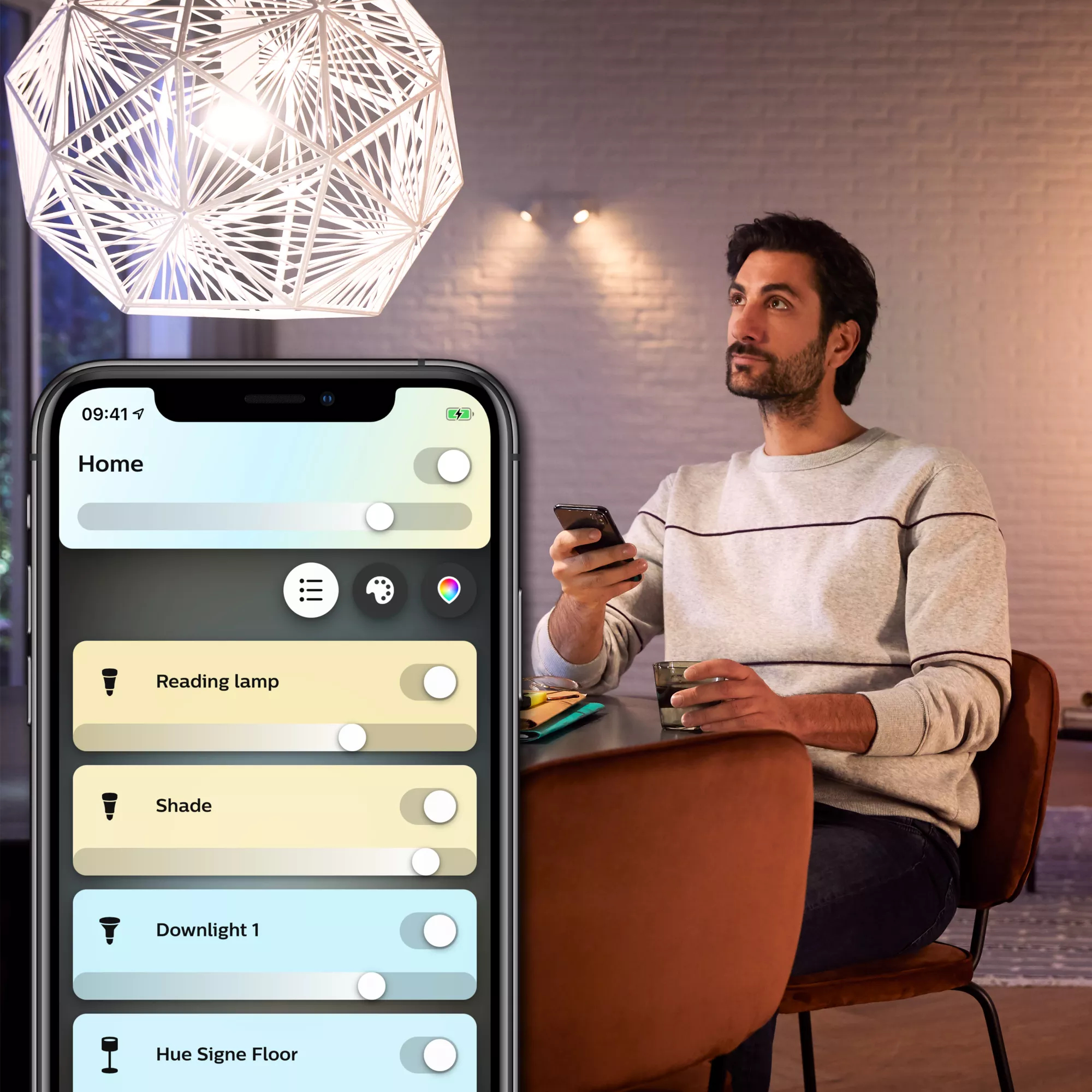 صورة فيليبس فيليبس Hue White ambience E27 LED Bluetooth 806 لومن 6500 كلفن