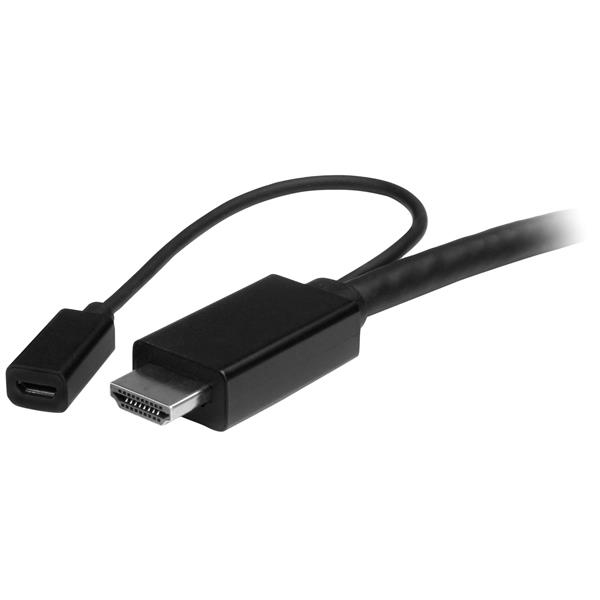 Resim StarTech.com CMDPHD2HD 2m USB-C, HDMI veya Mini DisplayPort - HDMI Kablosu