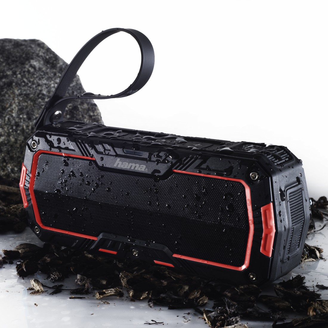 Hama Rockman-L Stereo portable speaker Black, Red 6 W image 6