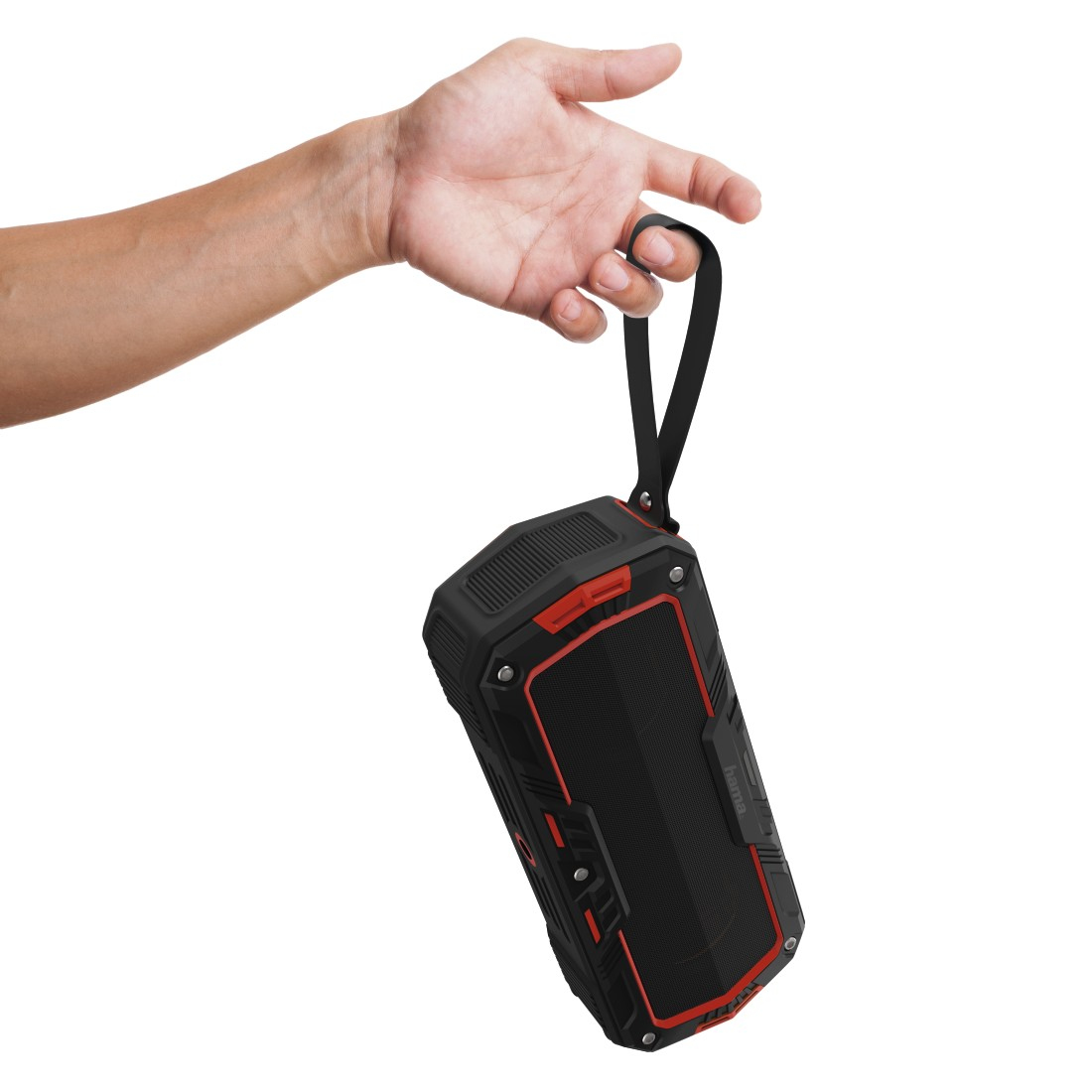 Hama Rockman-L Stereo portable speaker Black, Red 6 W image 5