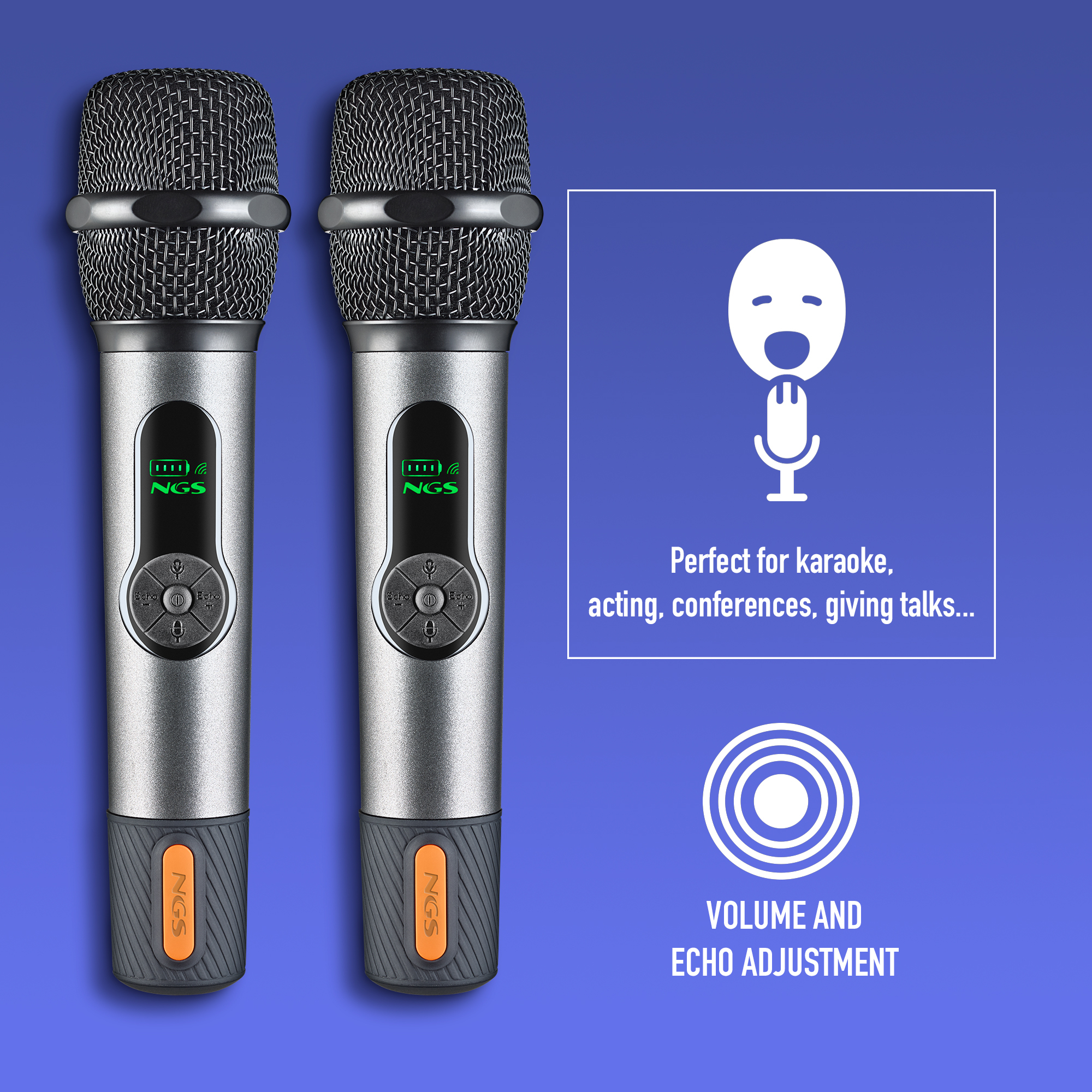 NGS SINGER STAR DUO Black Stage/performance microphone image 10