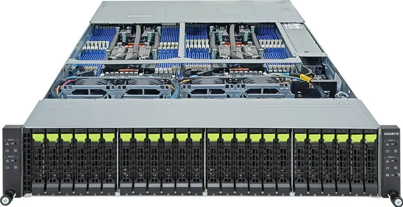 GIGABYTE H273-Z80-LAN1 AMD SoC Socket SP5 Rack (2U) Black, Steel – image 2