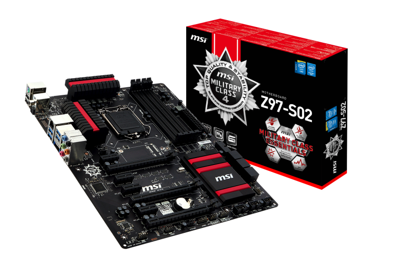 MSI Z97-S02 motherboard Intel® Z97 LGA 1150 (Socket H3) ATX