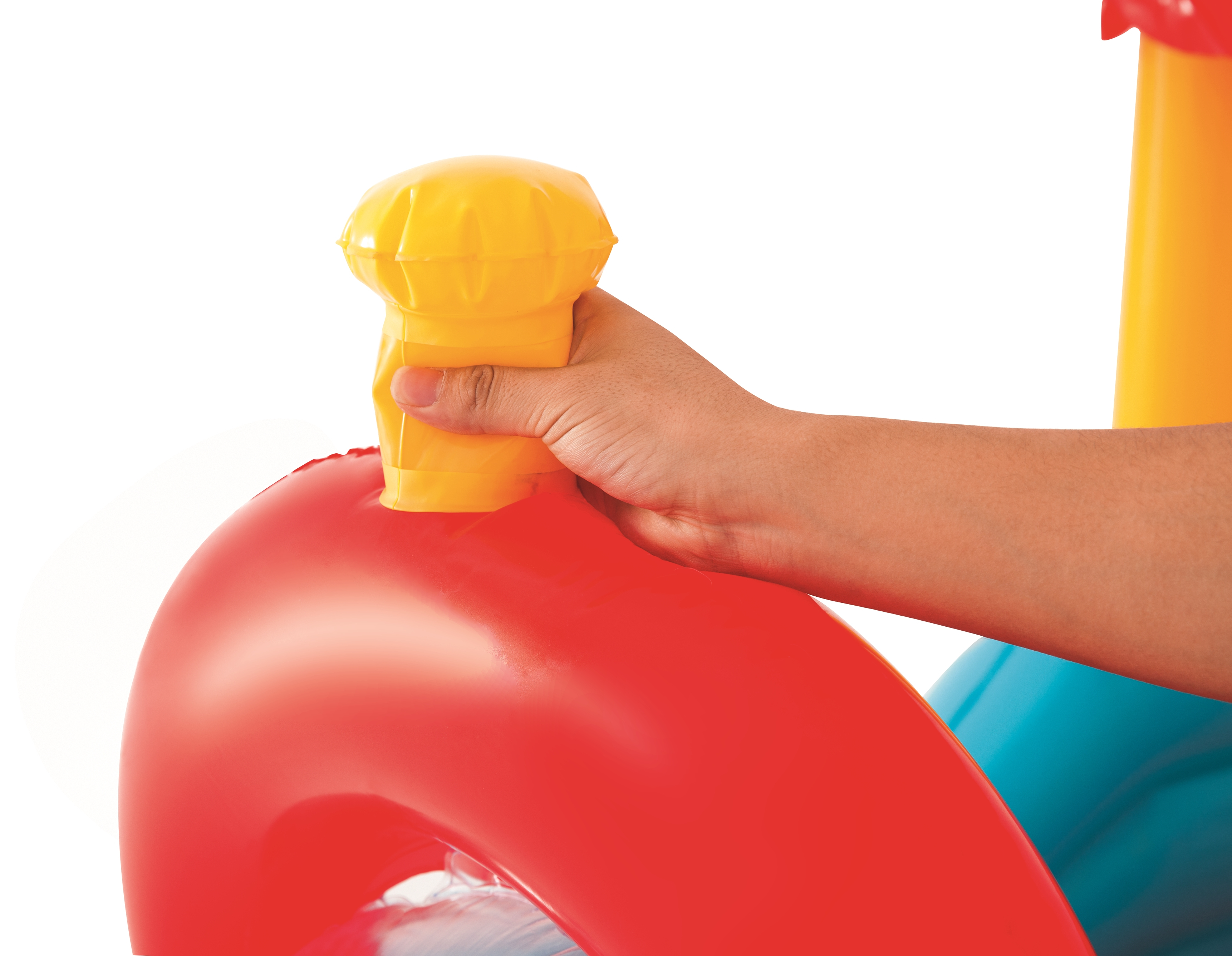 Resim Bestway Fisher-Price Tren Top Havuzu, Vinil, Çok Renkli, 940 mm Genişlik, 1320 mm Derinlik, 890 mm Yükseklik, 25 Top