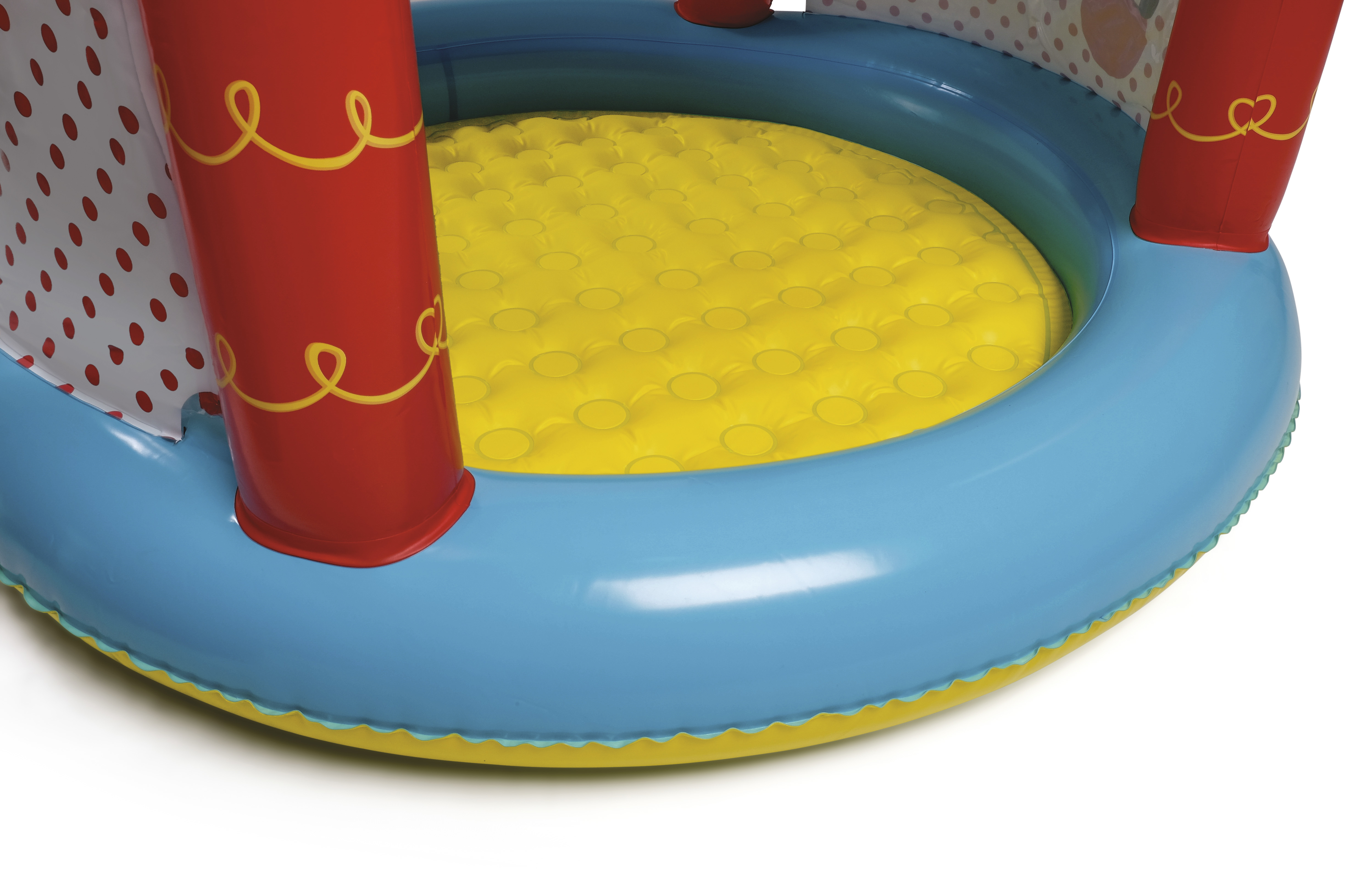 صورة بيت الكرات Bestway Circus، دائري، فينيل، متعدد الألوان، 25 كرة
