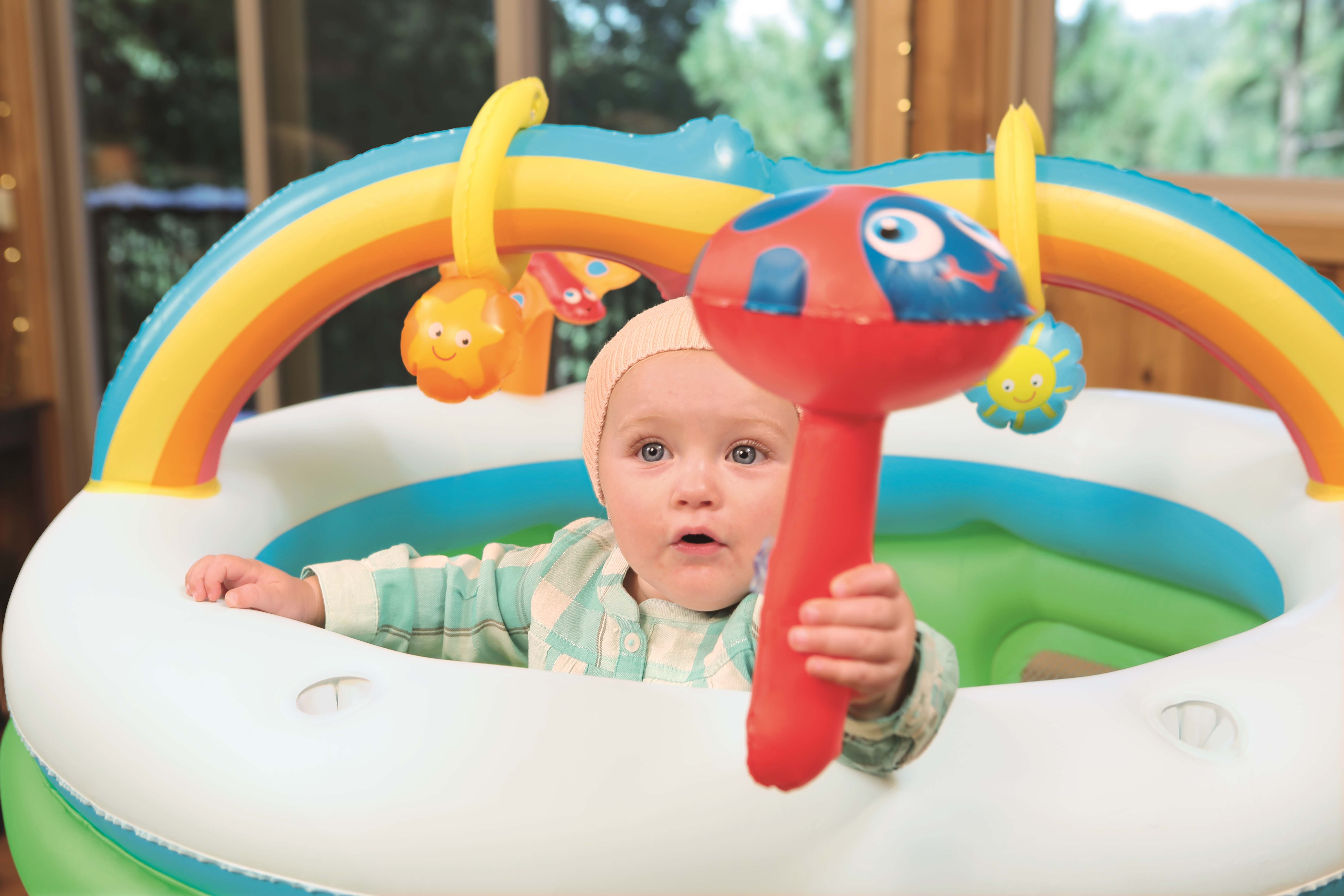 Resim Bestway Şişme Bebek Oyun Parkı, Çok Renkli, 109 cm Çap, 1040 mm Yükseklik
