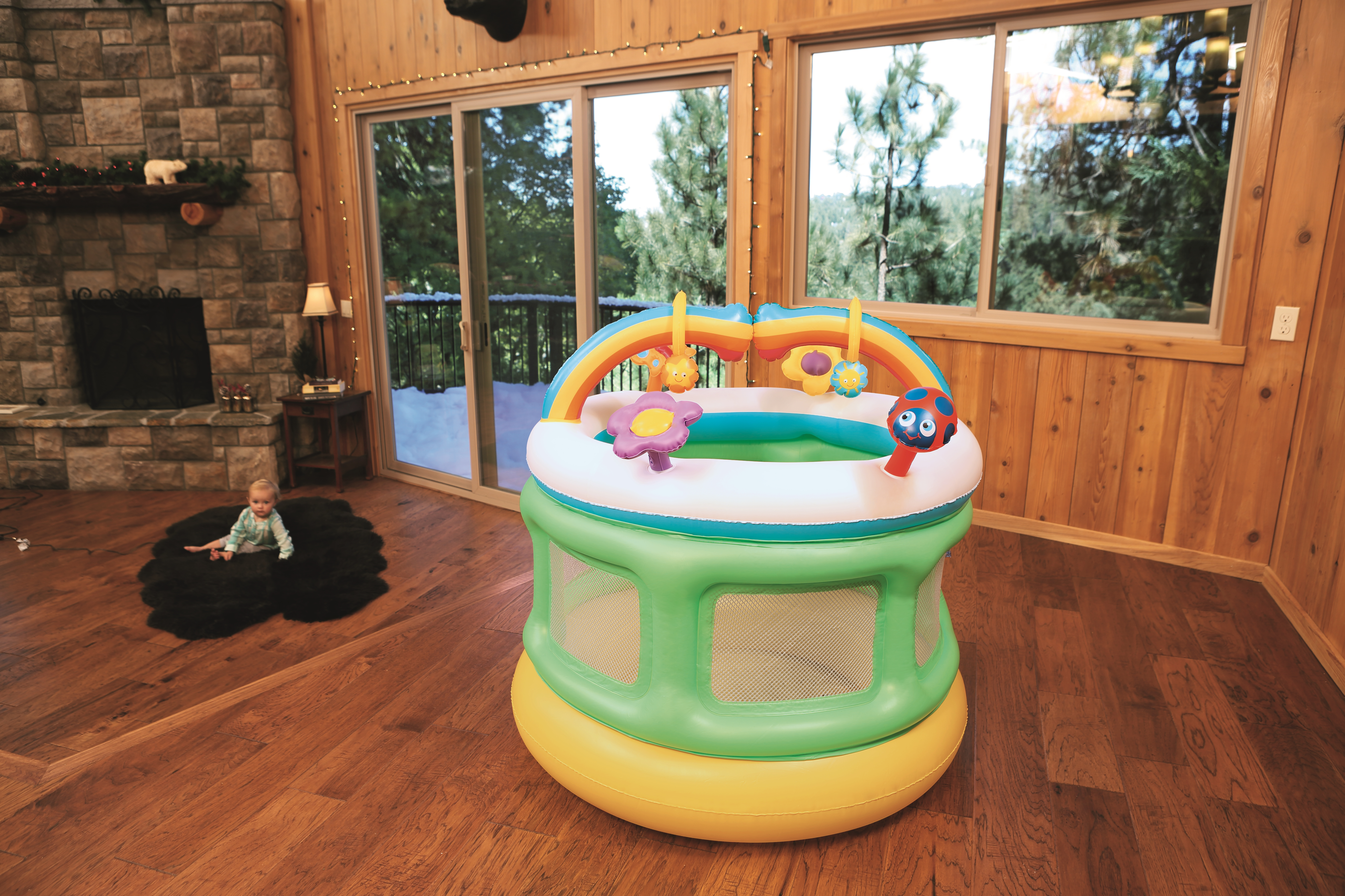 Resim Bestway Şişme Bebek Oyun Parkı, Çok Renkli, 109 cm Çap, 1040 mm Yükseklik