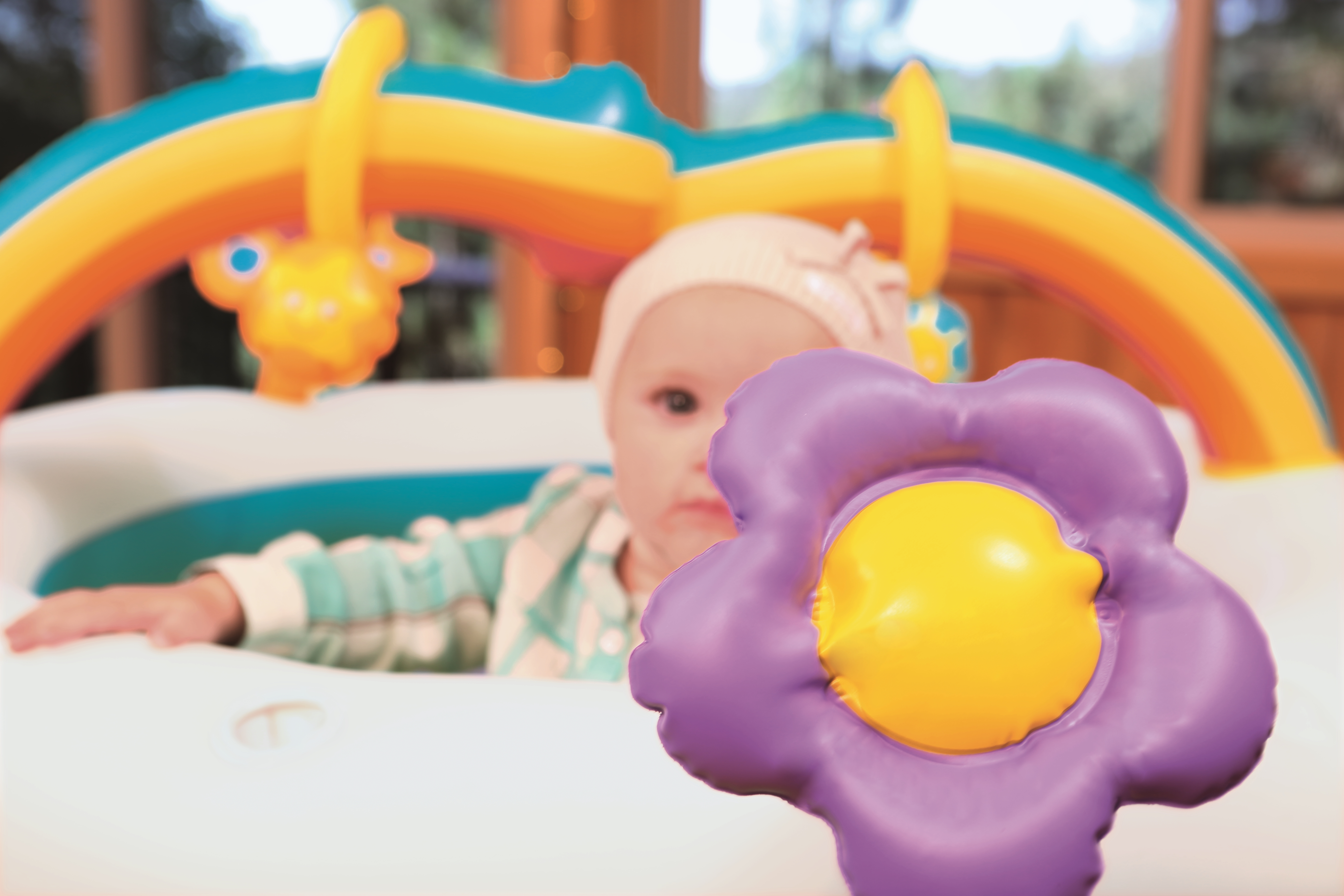 Resim Bestway Şişme Bebek Oyun Parkı, Çok Renkli, 109 cm Çap, 1040 mm Yükseklik
