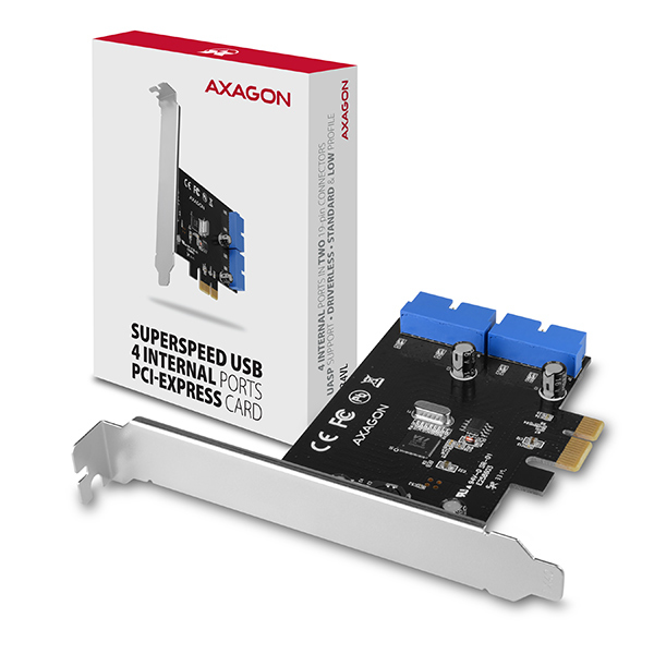 Axagon PCEU-034VL interface cards/adapter Internal USB 3.2 Gen 1 (3.1 Gen 1) – image 7