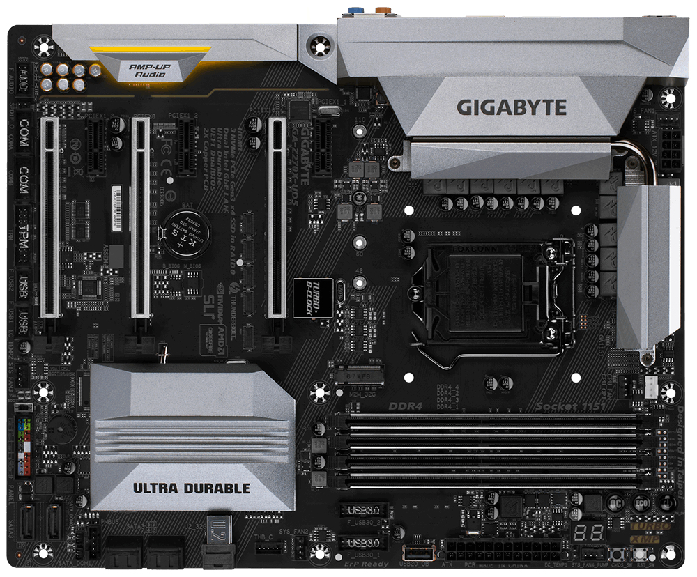 GIGABYTE GA-Z270X-UD5 motherboard Intel® Z270 LGA 1151 (Socket H4) ATX image 3