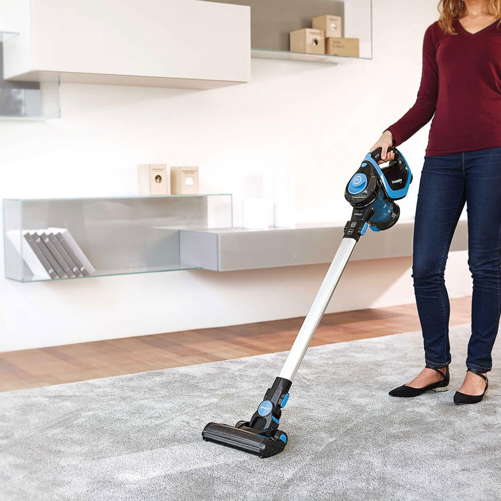 Polti SR100 2-in-1 stick vacuum Battery Dry HEPA Bagless Black, Blue – image 3