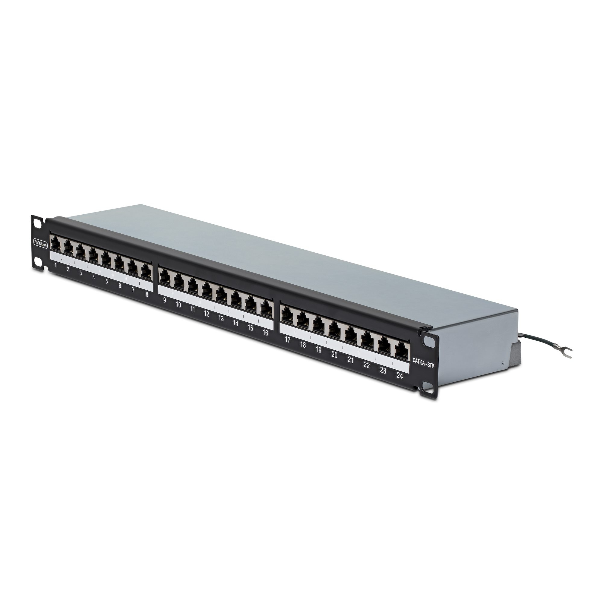 24 PORT 1U CAT6A PATCH PANEL .