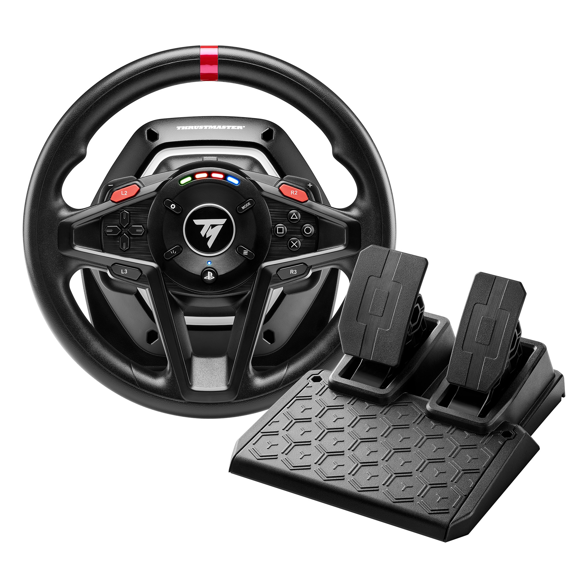 Thrustmaster T128 Black USB Steering wheel + Pedals Analogue PC, PlayStation 4, PlayStation 5 – image 1