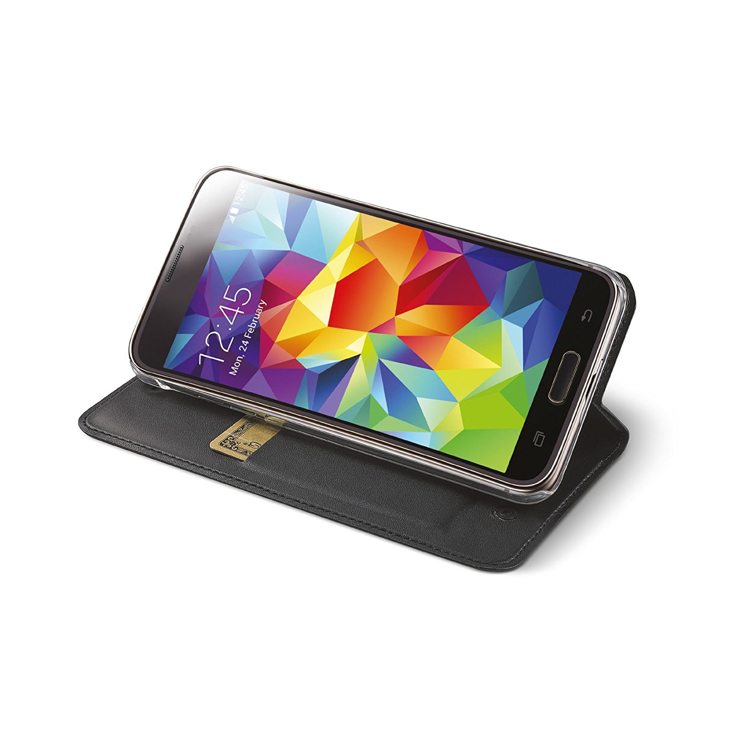 Celly AIRGS5BK mobile phone case Folio Black – image 2