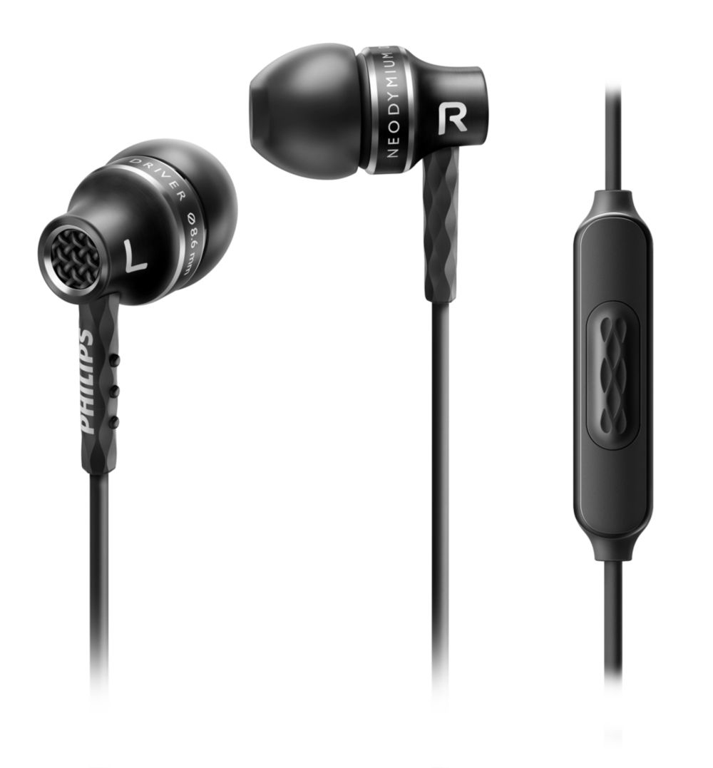 Philips SHE9105BK/27 headphones/headset Wired In-ear Black