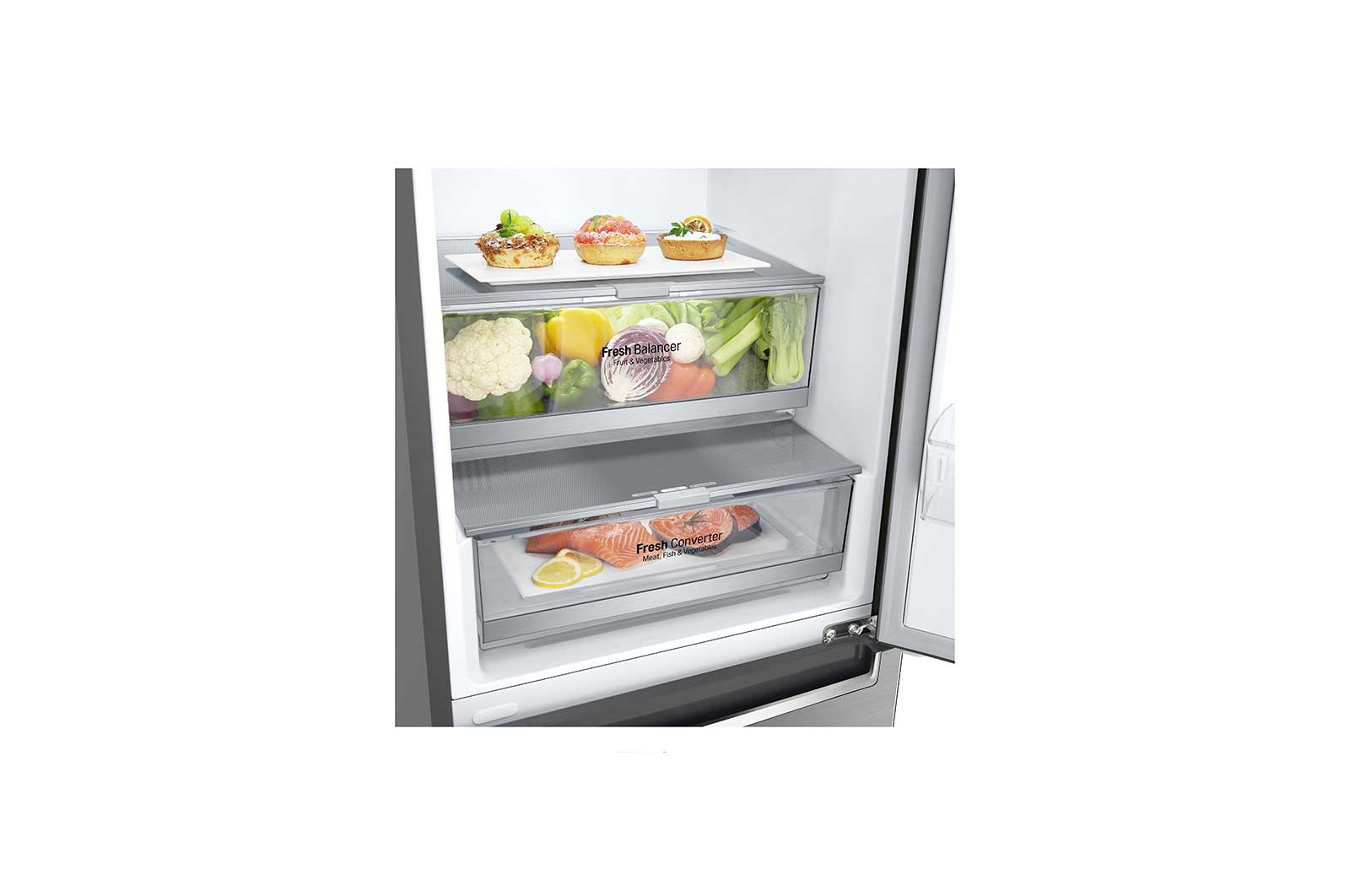 LG GBB72PZEXN fridge-freezer Freestanding – image 3