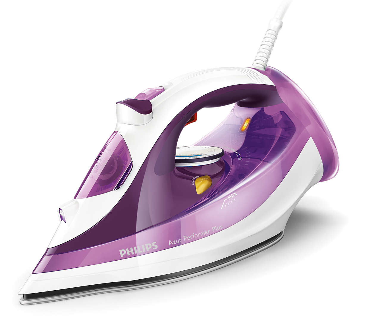 Philips Azur Performer Plus GC4518/30 iron Steam iron SteamGlide Plus soleplate