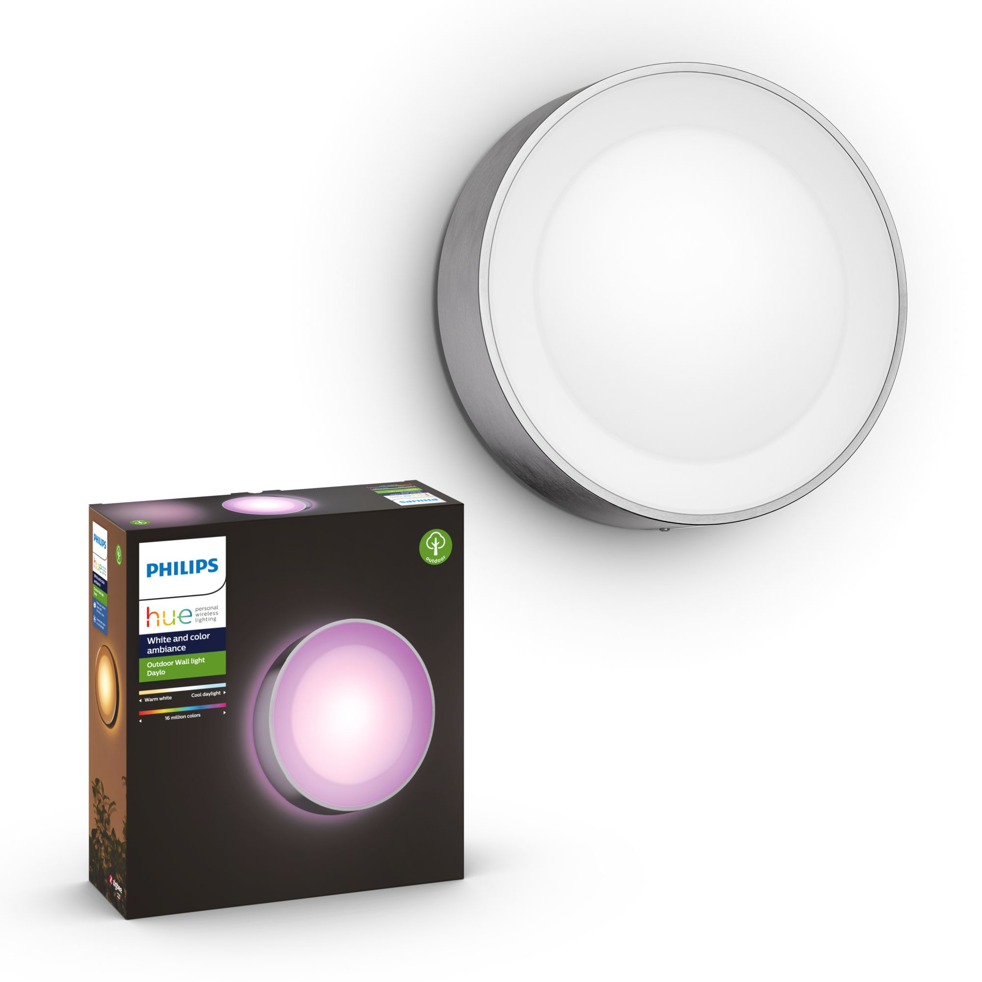 Philips by Signify Philips Hue White and colour ambience Daylo Outdoor wall light – image 7