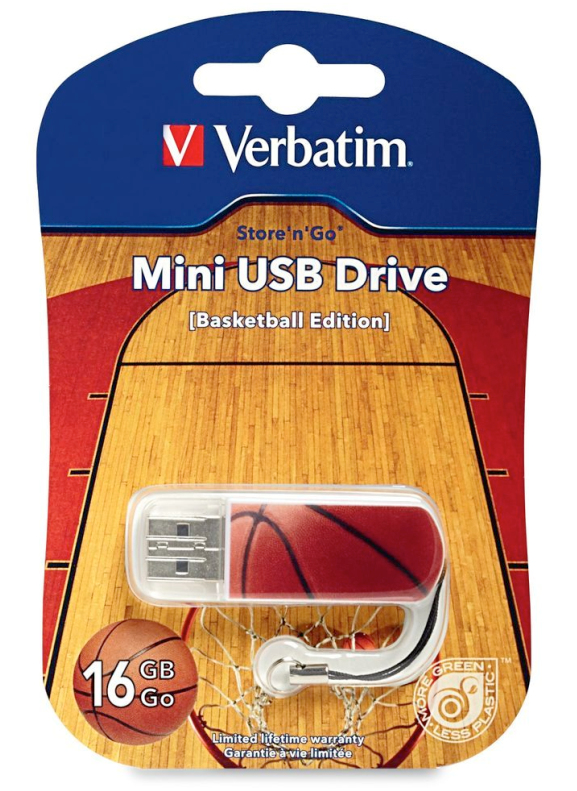 Verbatim 16GB USB 2.0 Basketball – image 3