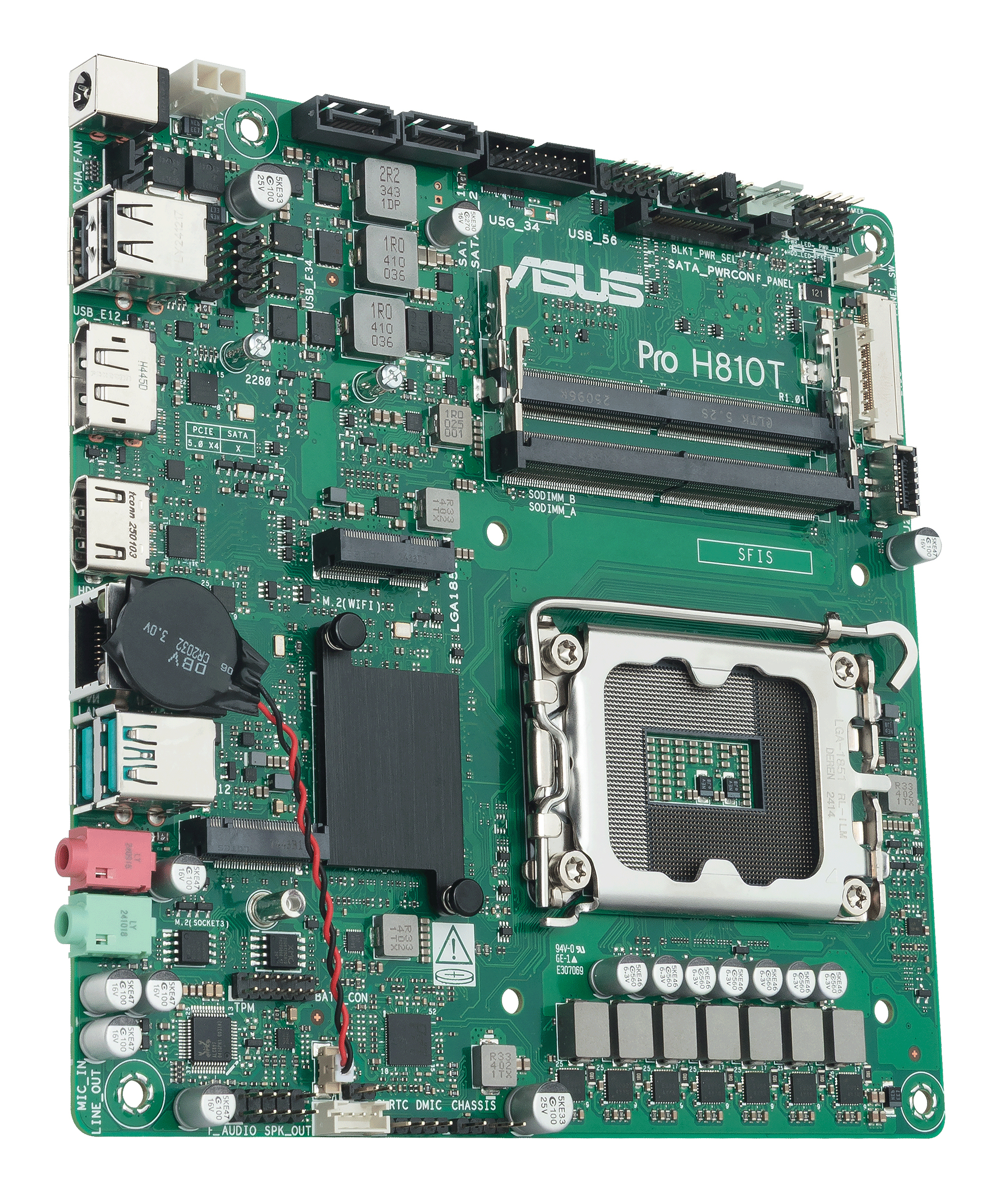 ASUS PRO H810T-CSM               (INTEL,1851,DDR5,thin mITX)