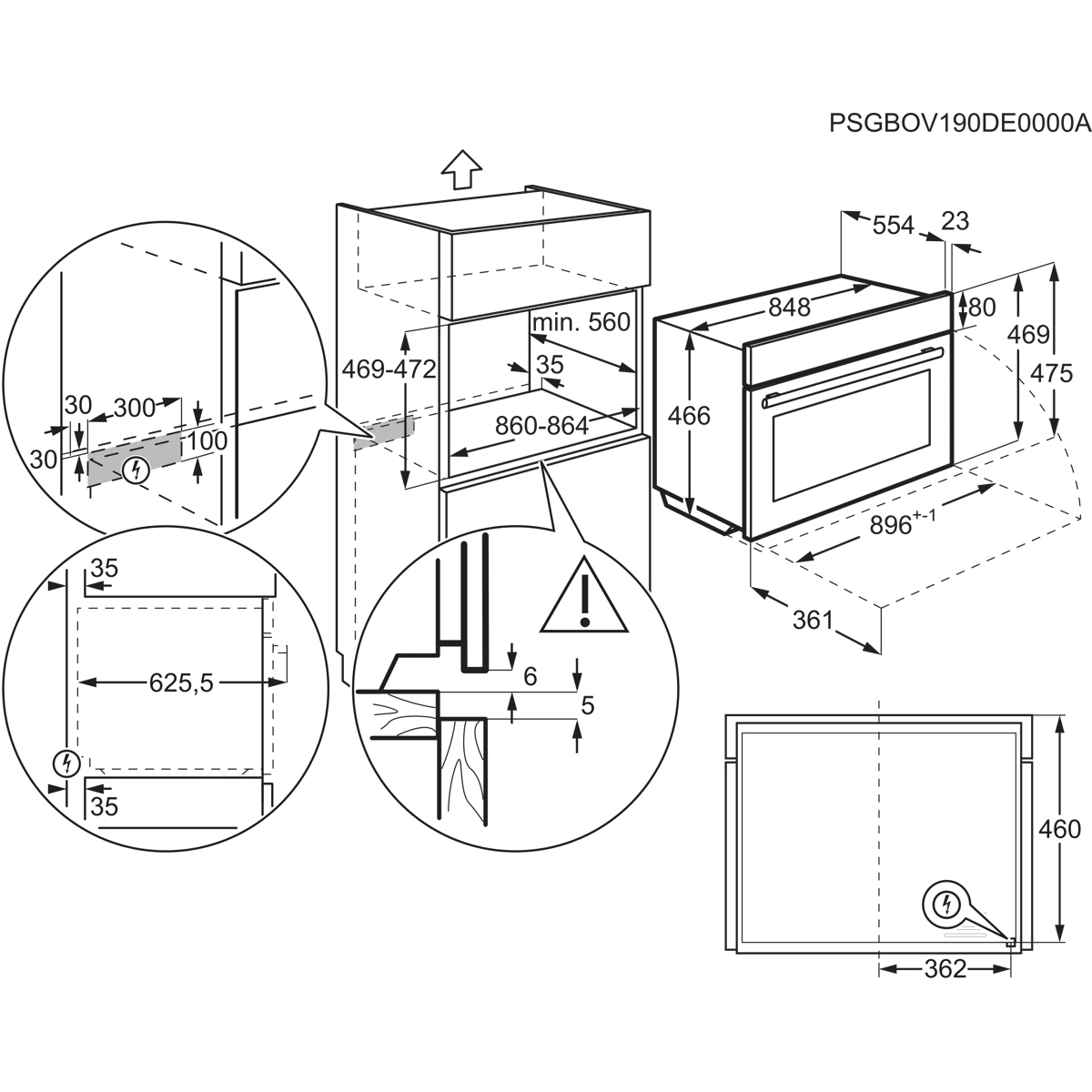 Electrolux KBZE10X 85 L 3100 W Stainless steel – image 4