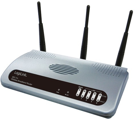 LogiLink WL0028 wireless router Black, Silver – image 2