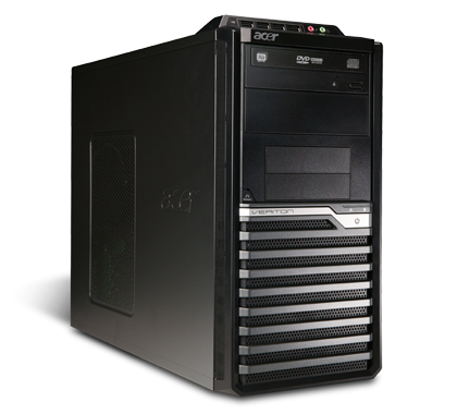 Acer Veriton M 4620G-MO35W Intel® Core™ i3 i3-3220 4 GB DDR3-SDRAM 500 GB HDD Windows 7 Professional Desktop PC Black – image 1