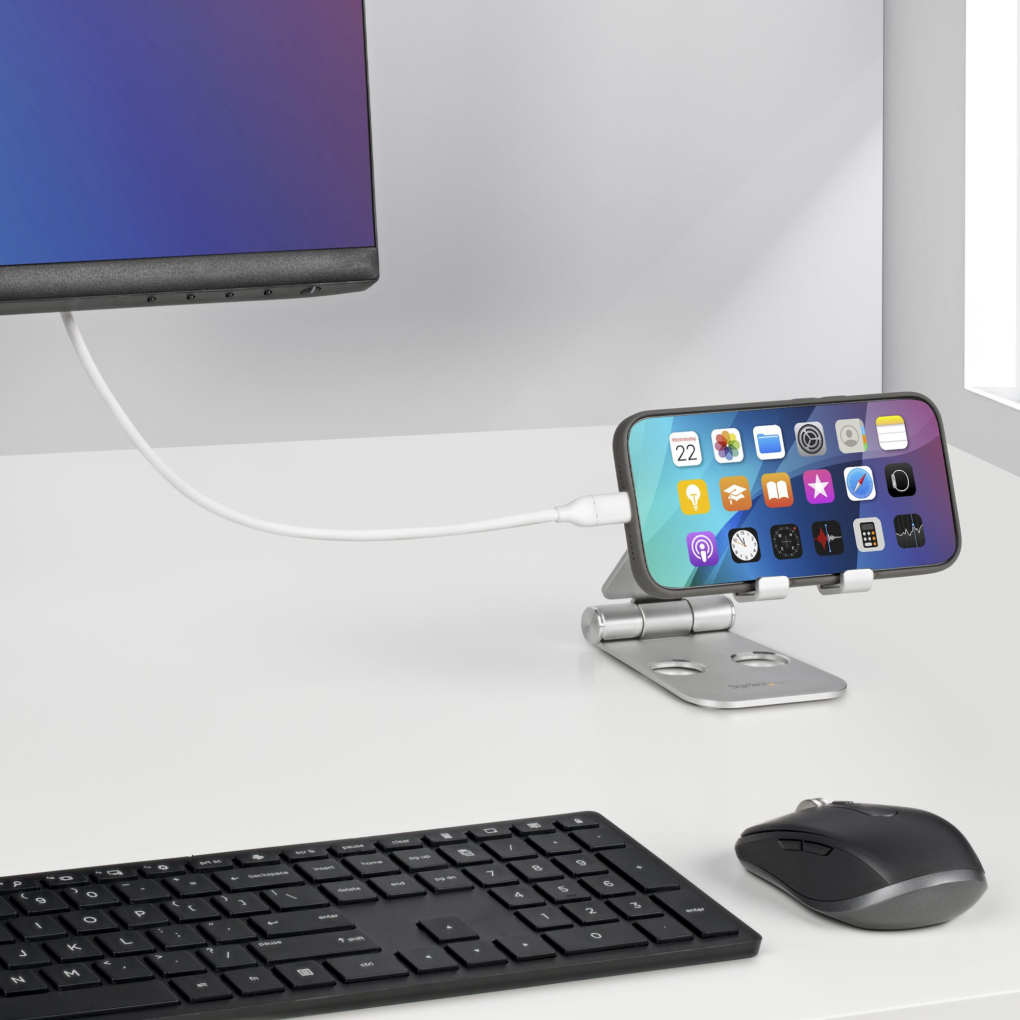 Resim StarTech.com CDP2DP2MBW USB-C - DisplayPort 1.2 Video Kablo Adaptörü, 1.9m, Beyaz